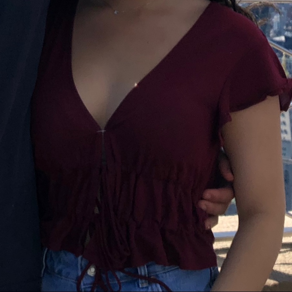 Maroon top from urban